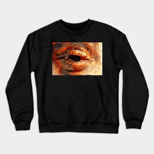 Squinting Eye of Streaking Sparks. Crewneck Sweatshirt